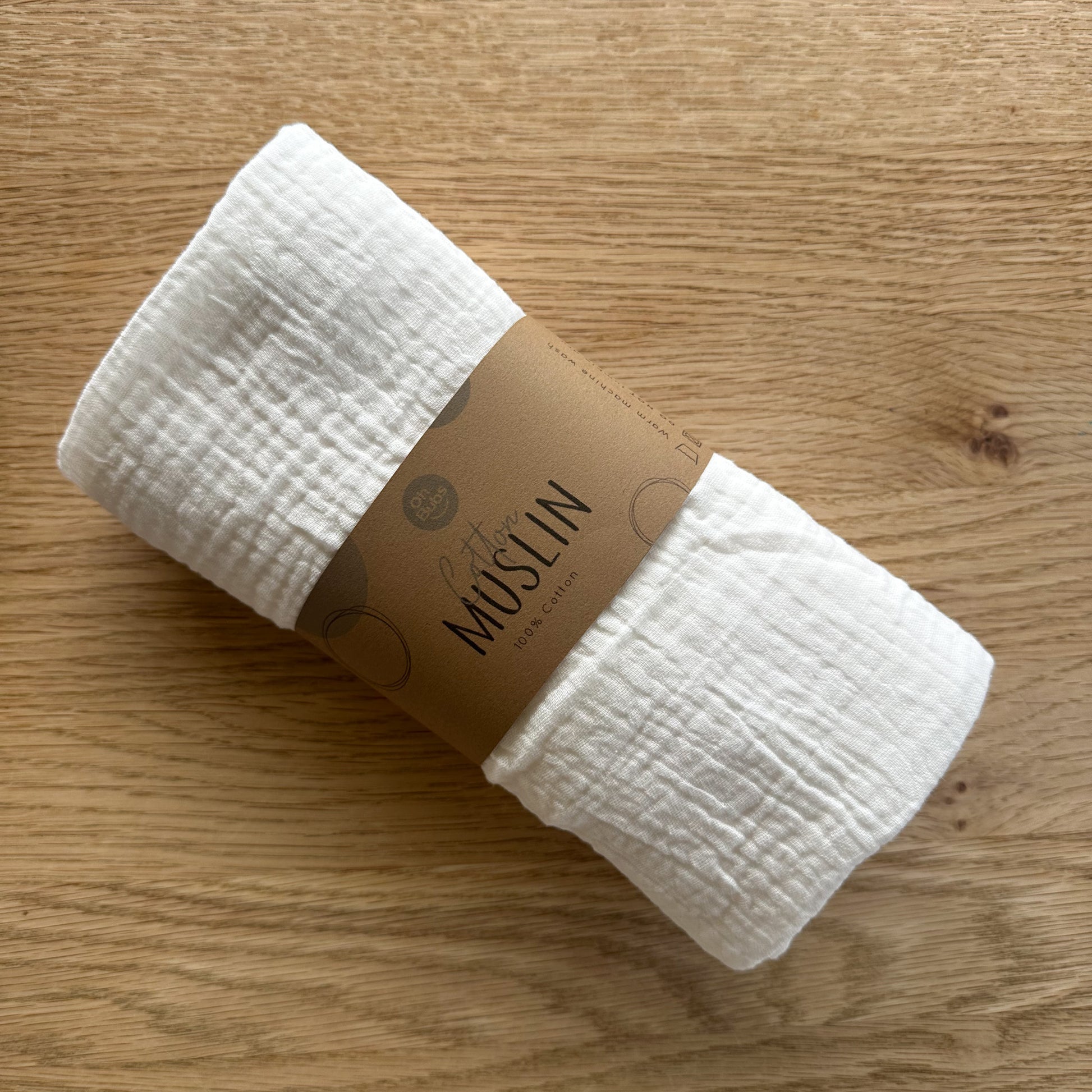 Ohbubs Cotton Muslin - White