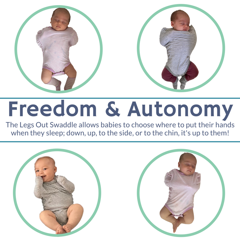 Ohbubs Legs Out Swaddle - Grey
