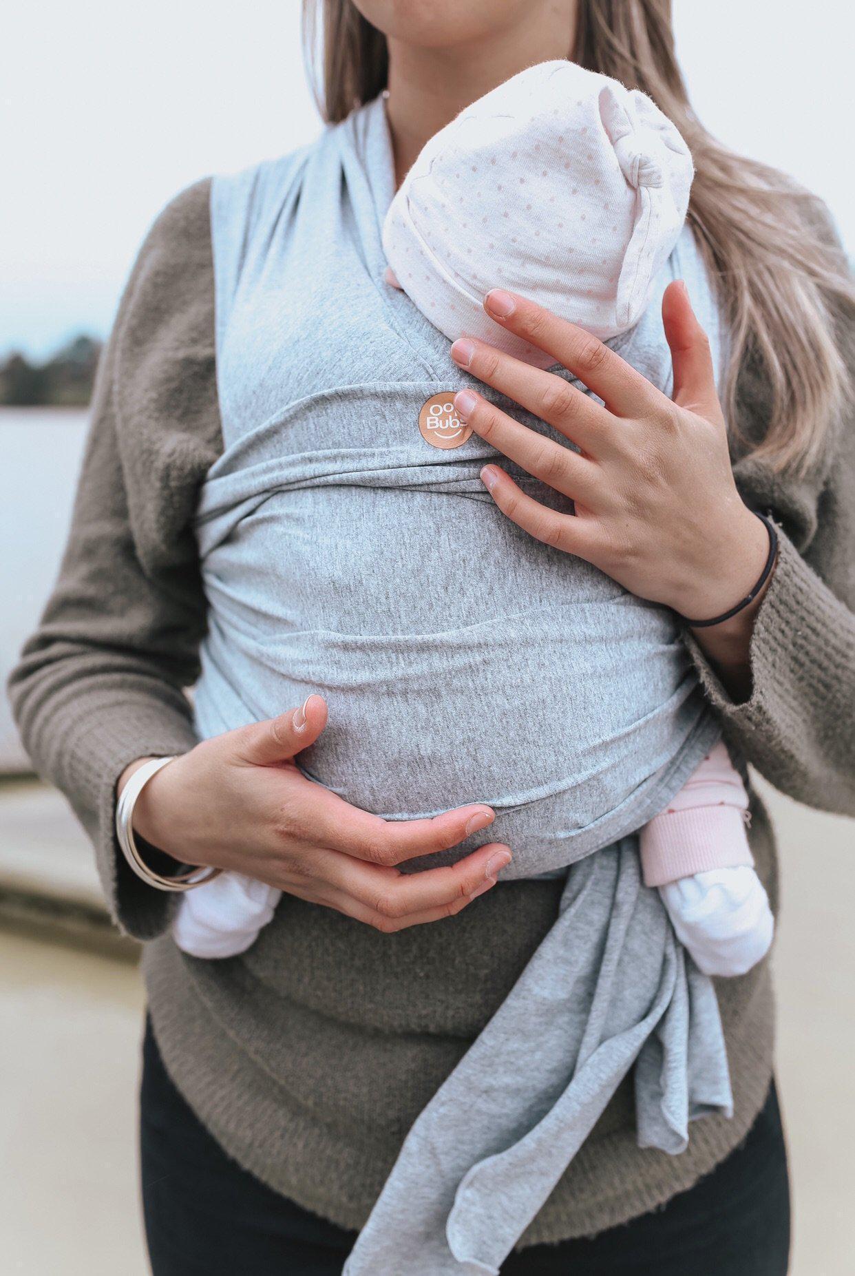 Ohbubs Baby Wrap - Grey Marle