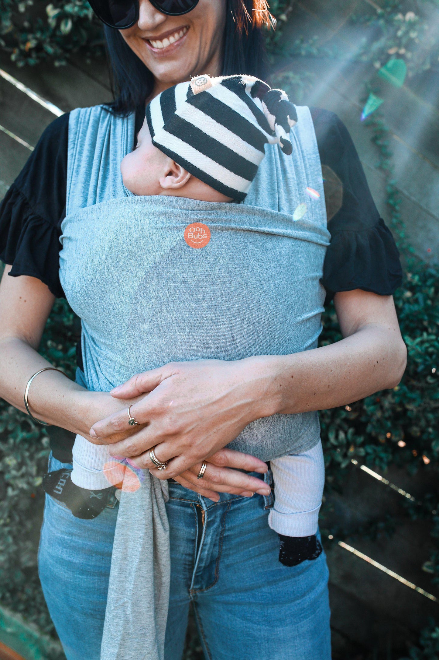 Ohbubs Baby Wrap - Grey Marle