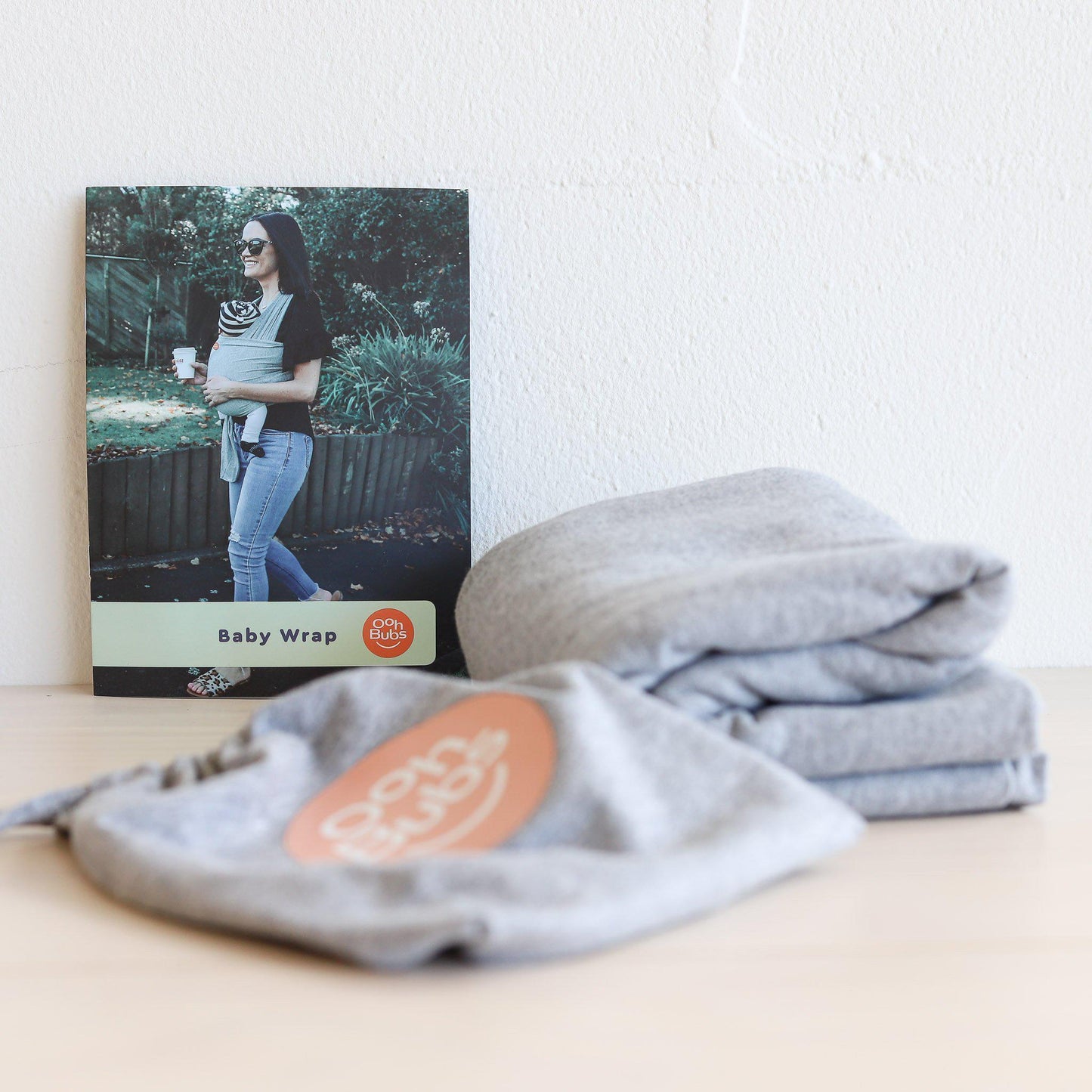 Ohbubs Baby Wrap - Grey Marle