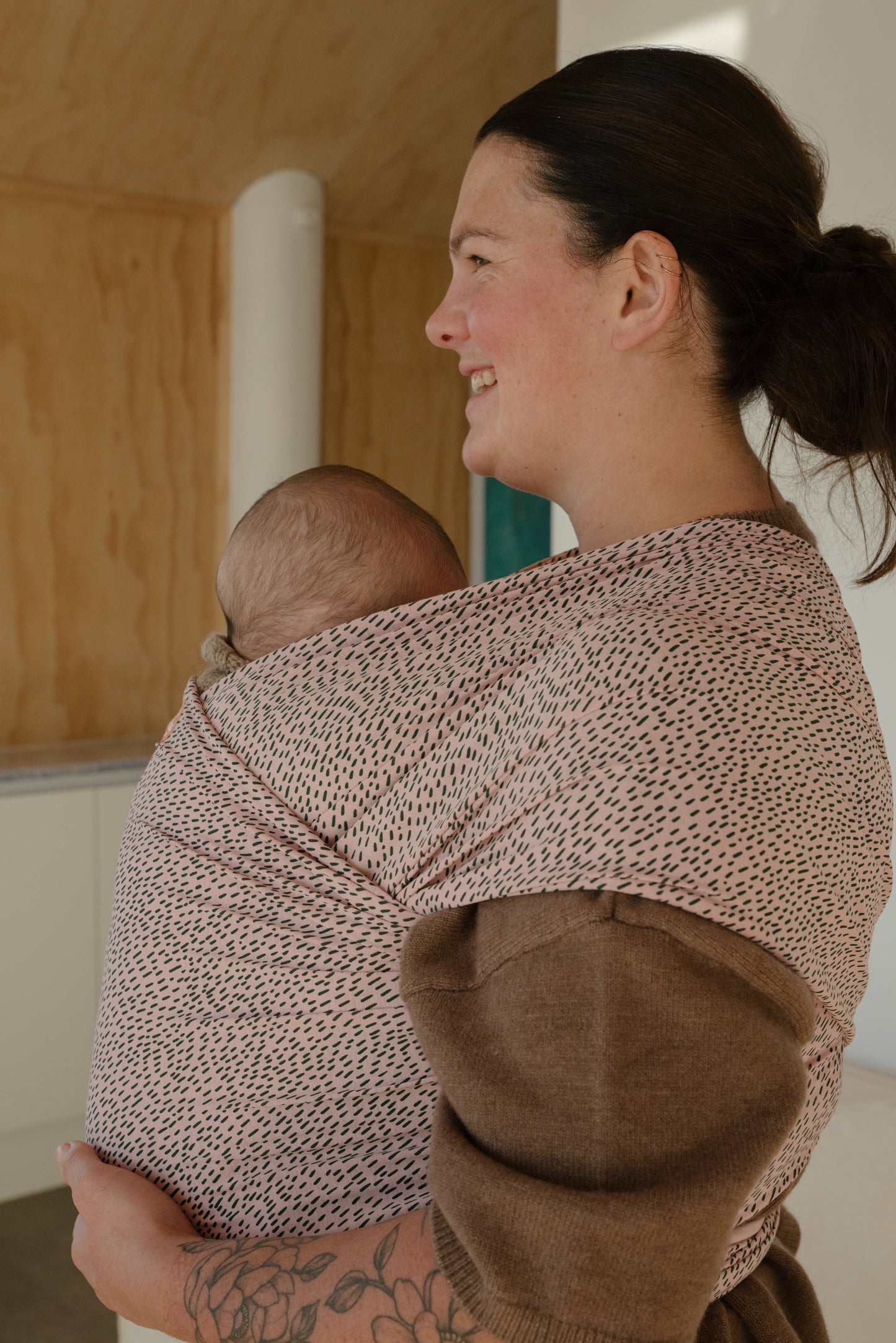 Baby Wrap - Pink Dash