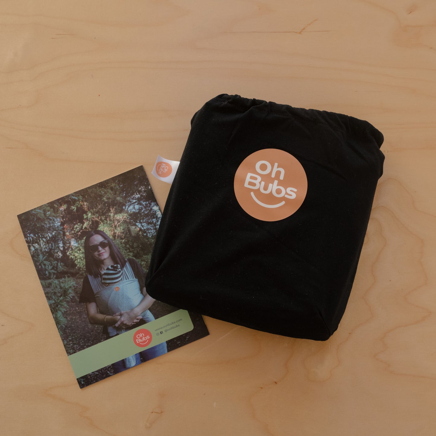 Ohbubs Baby Wrap - Black