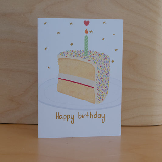 Card - Happy Birthday - Cake