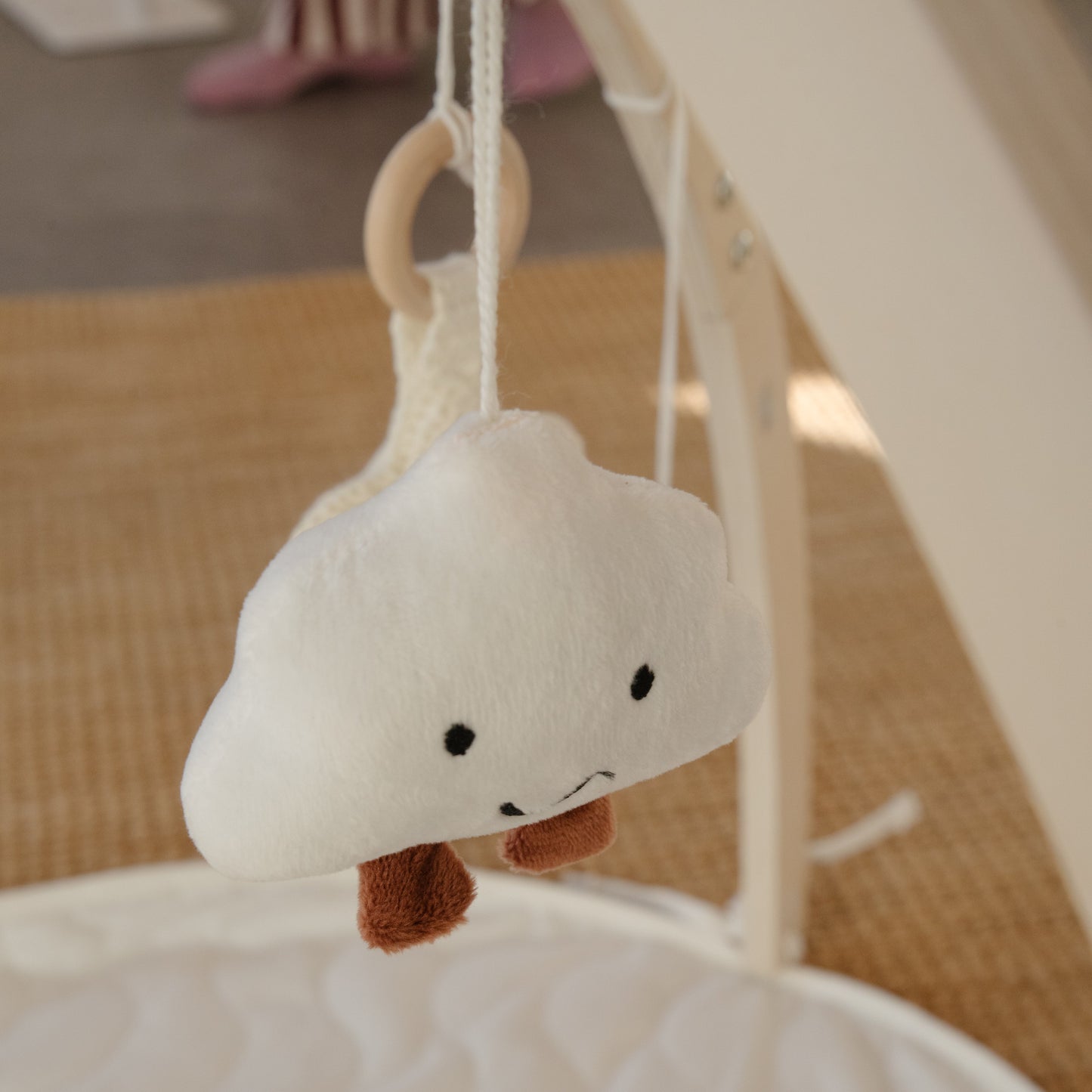 Ohbubs Wooden Baby Play Gym - Sky