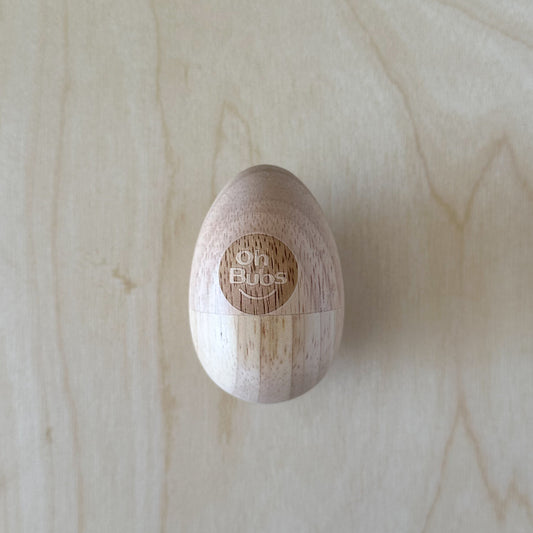 Ohbubs Wooden Egg Rattle