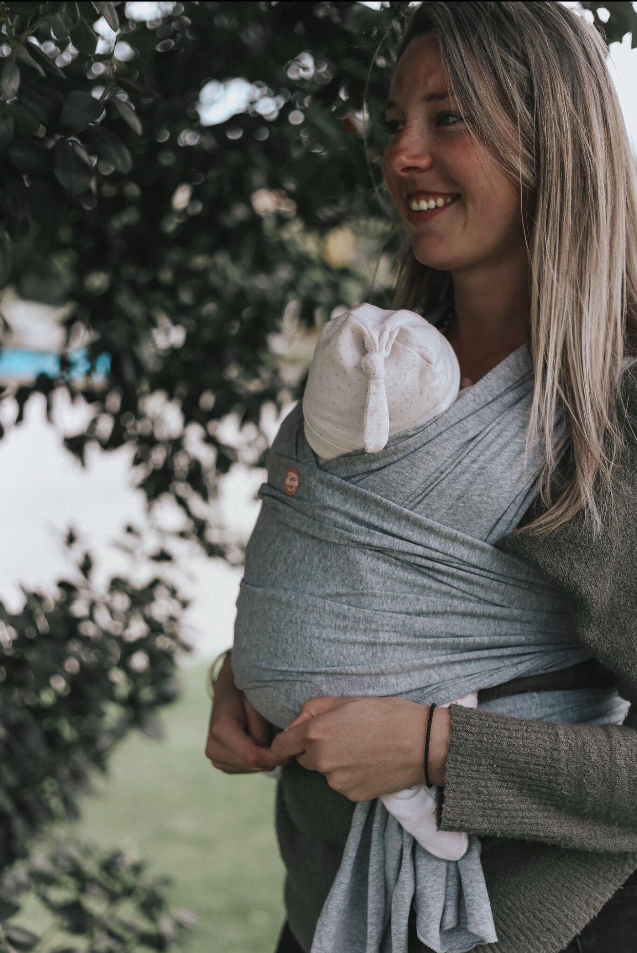 Ohbubs Baby Wrap - Grey Marle